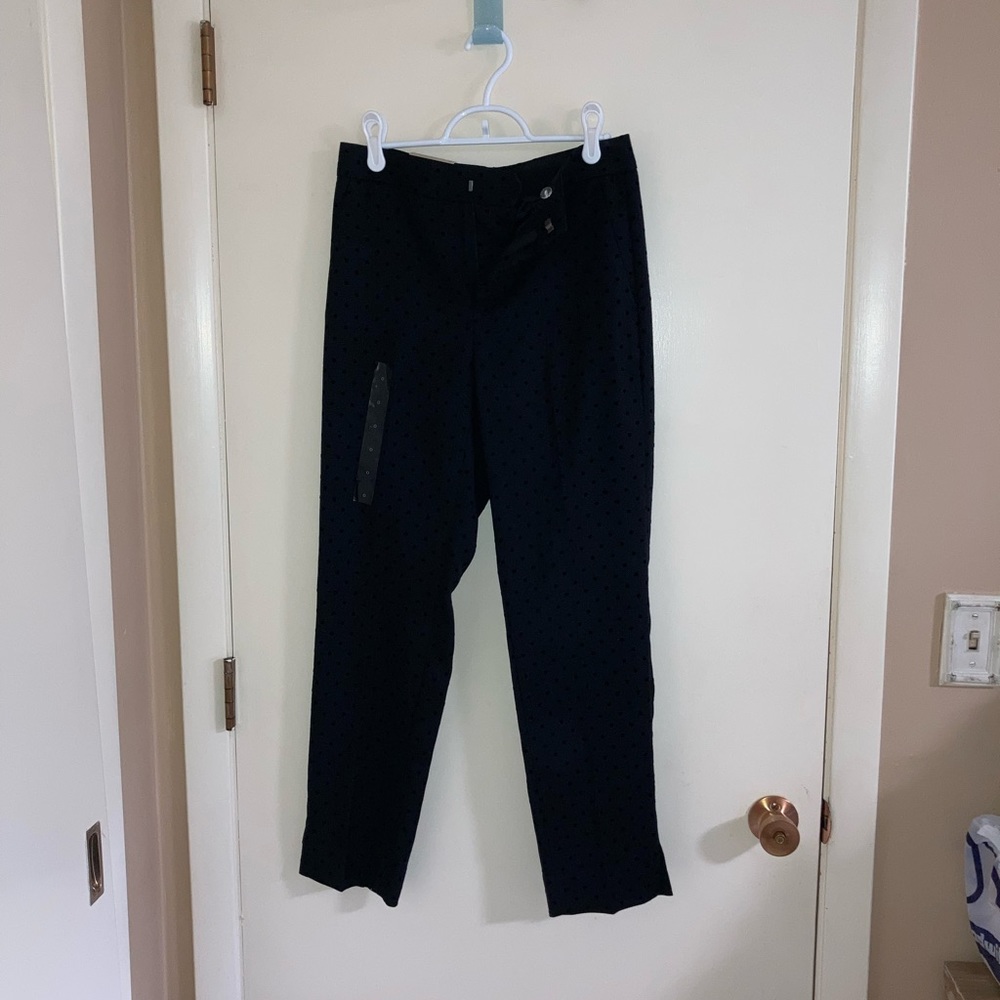 Black Polka Dot Trousers